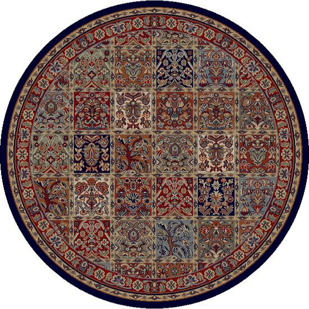 Concord Global Jewel PANEL RED Rug