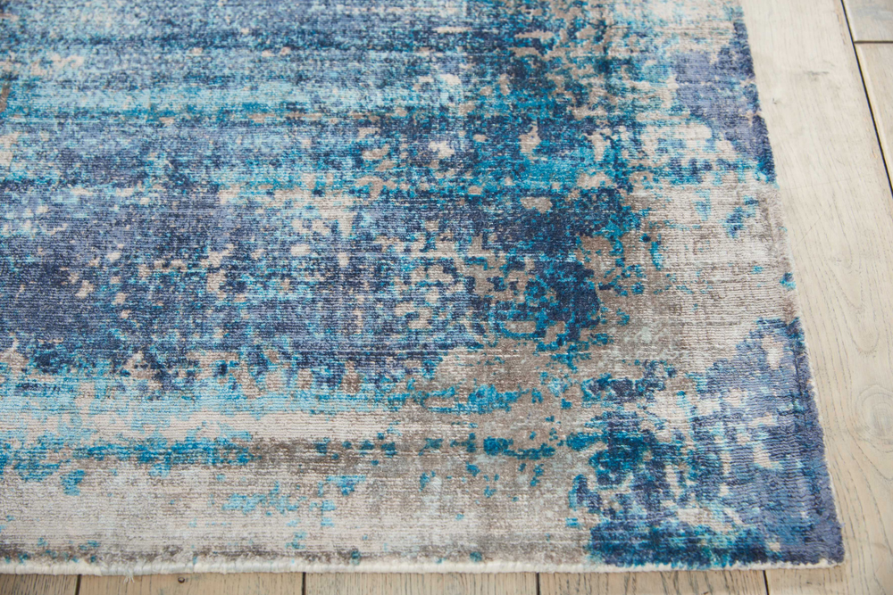 Kathy Ireland KI37 SAFARI DREAMS KI374 TEAL Rug