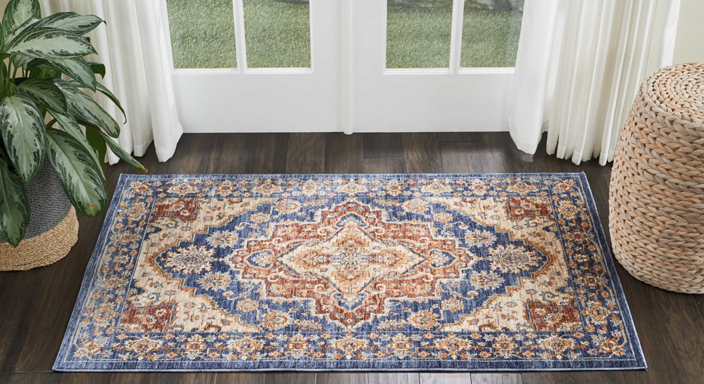 Nourison LAGOS LAG01 BLUE Rug