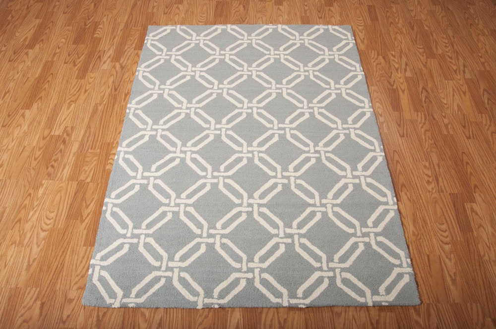 Nourison LINEAR LIN08 LIGHT BLUE Rug