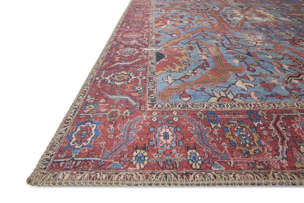 Loloi LOREN LQ-10 BLUE/RED Rug