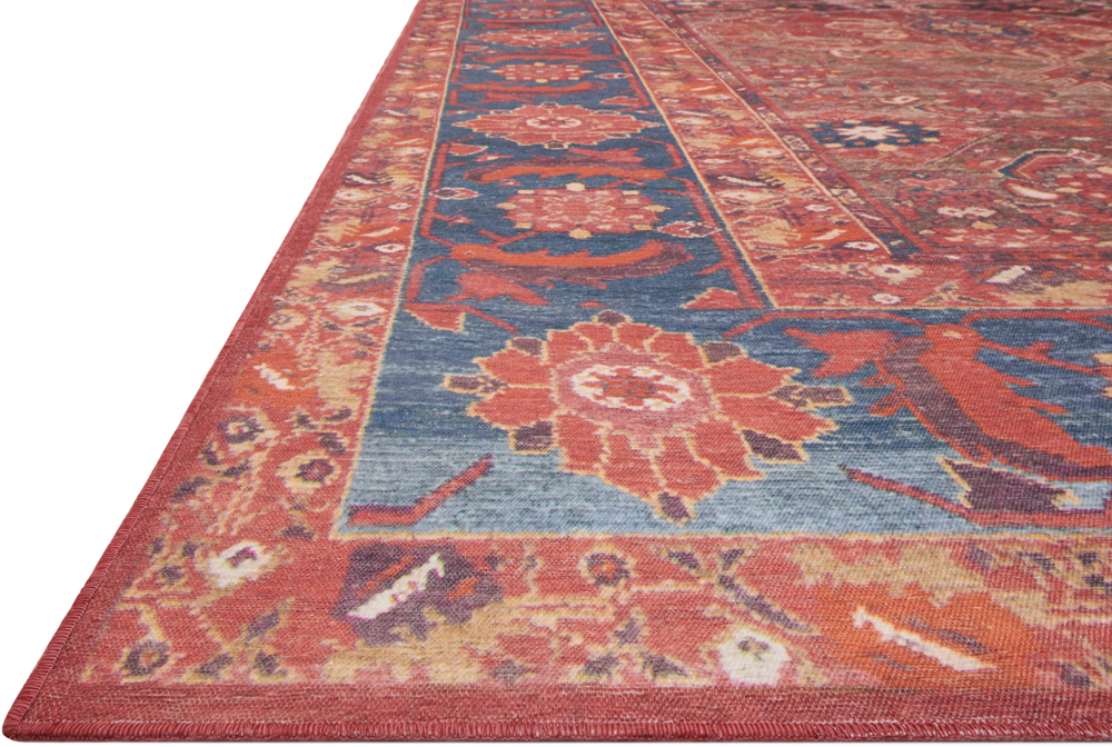 Magnolia Home LUCCA LF-07 RUST - BLUE Rug