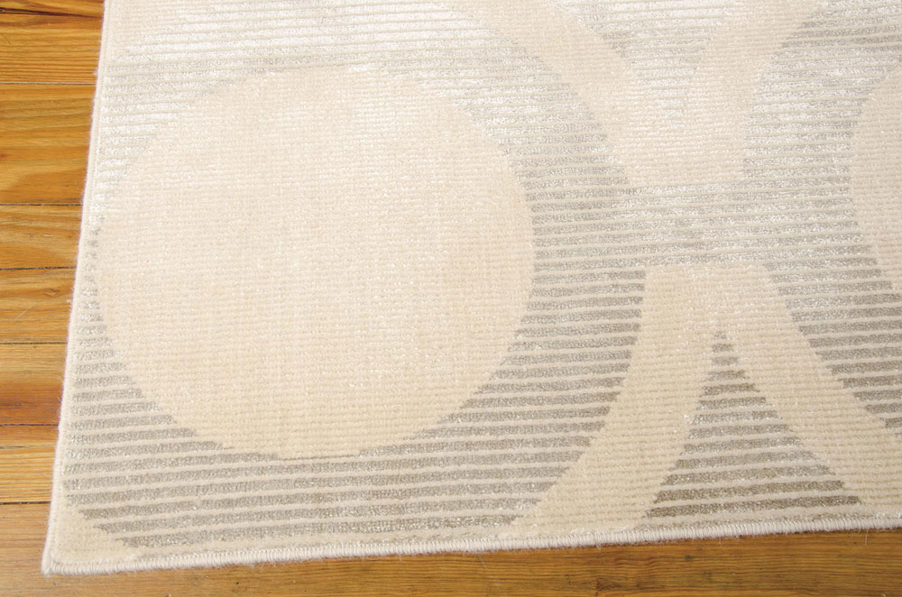 Nourison LUMINANCE LUM01 CREAM GREY Rug