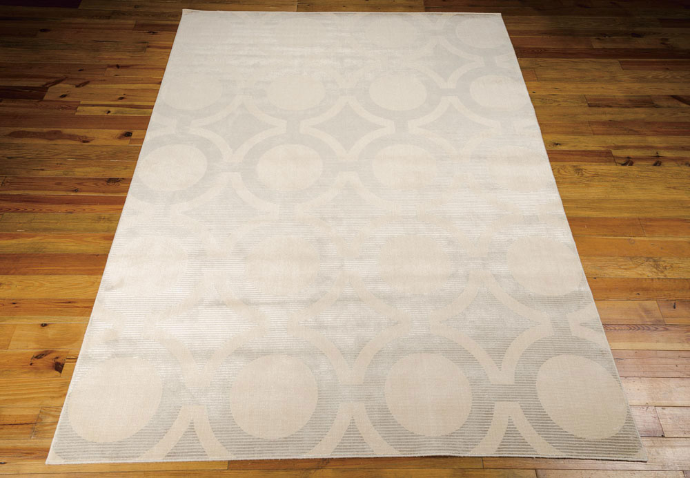 Nourison LUMINANCE LUM01 CREAM GREY Rug