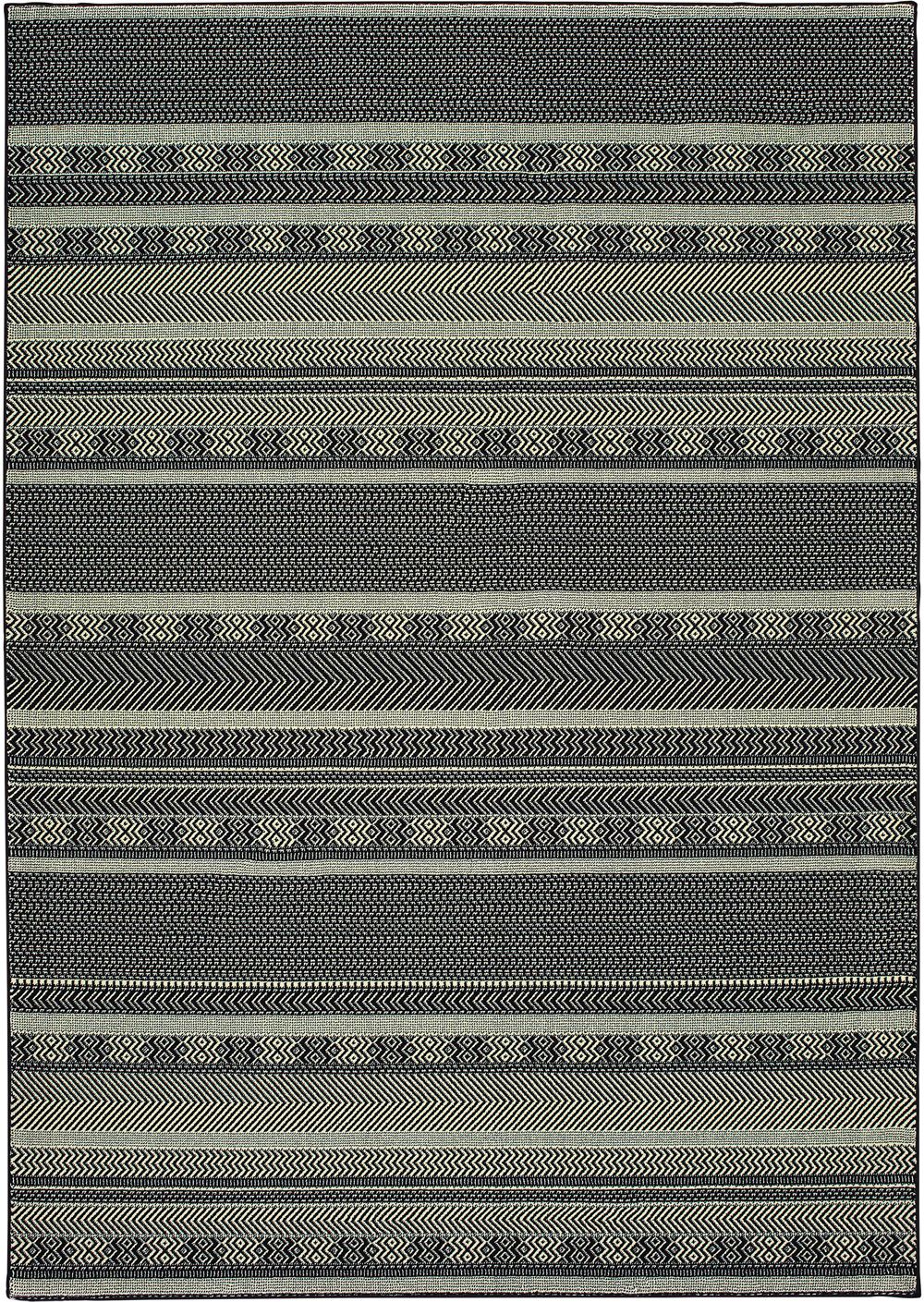 Oriental Weavers LUNA 1802K Black Rug
