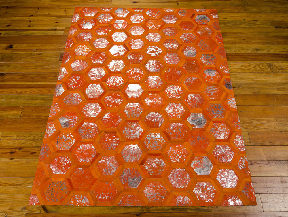 Michael Amini MA01 CITY CHIC MA100 TANGERINE Rug