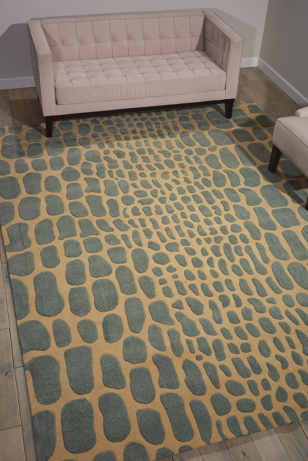 Michael Amini MA04 ZAMBIANA MA403 AQUA Rug