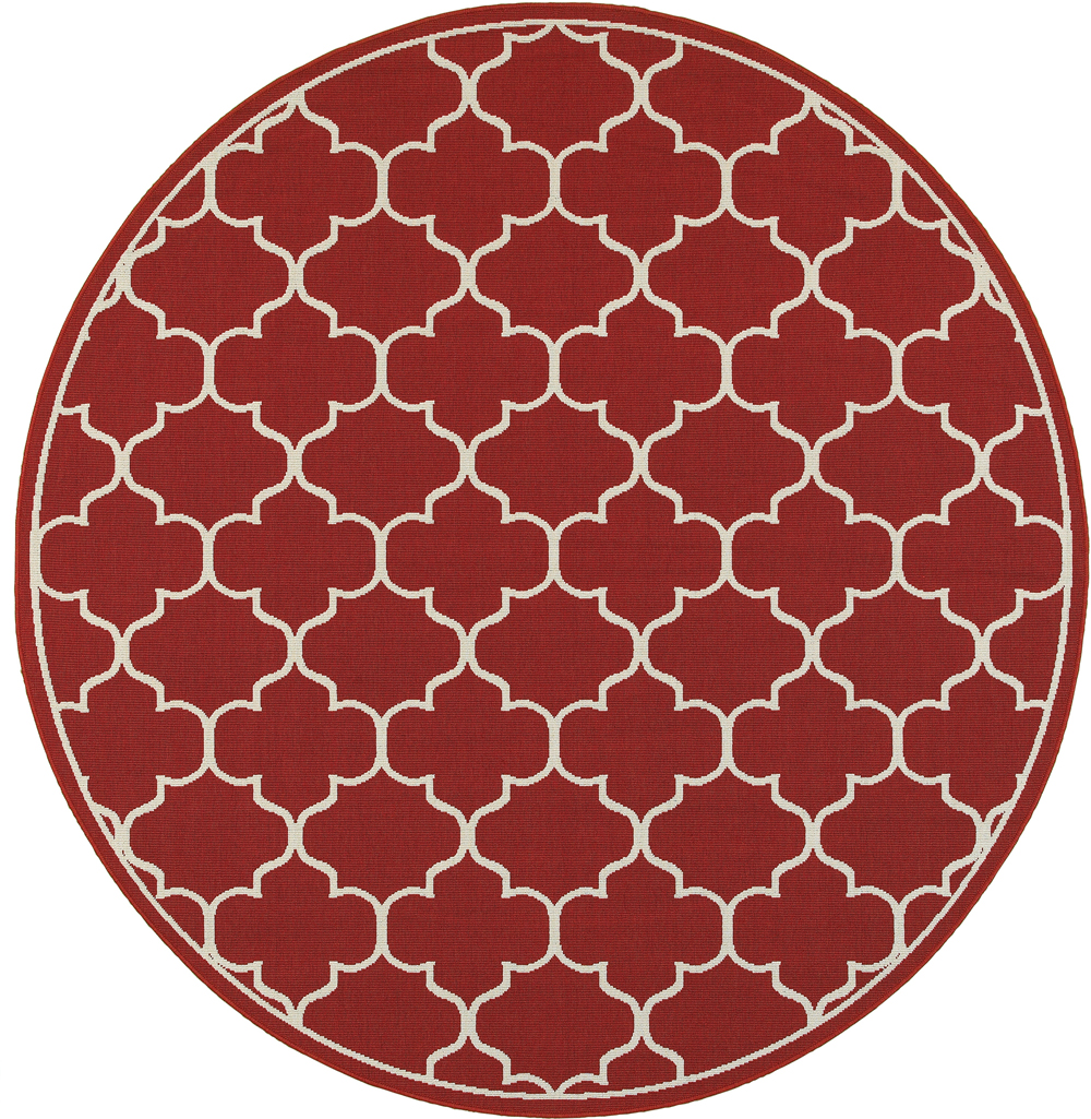 Oriental Weavers MERIDIAN 1295R Red Detail