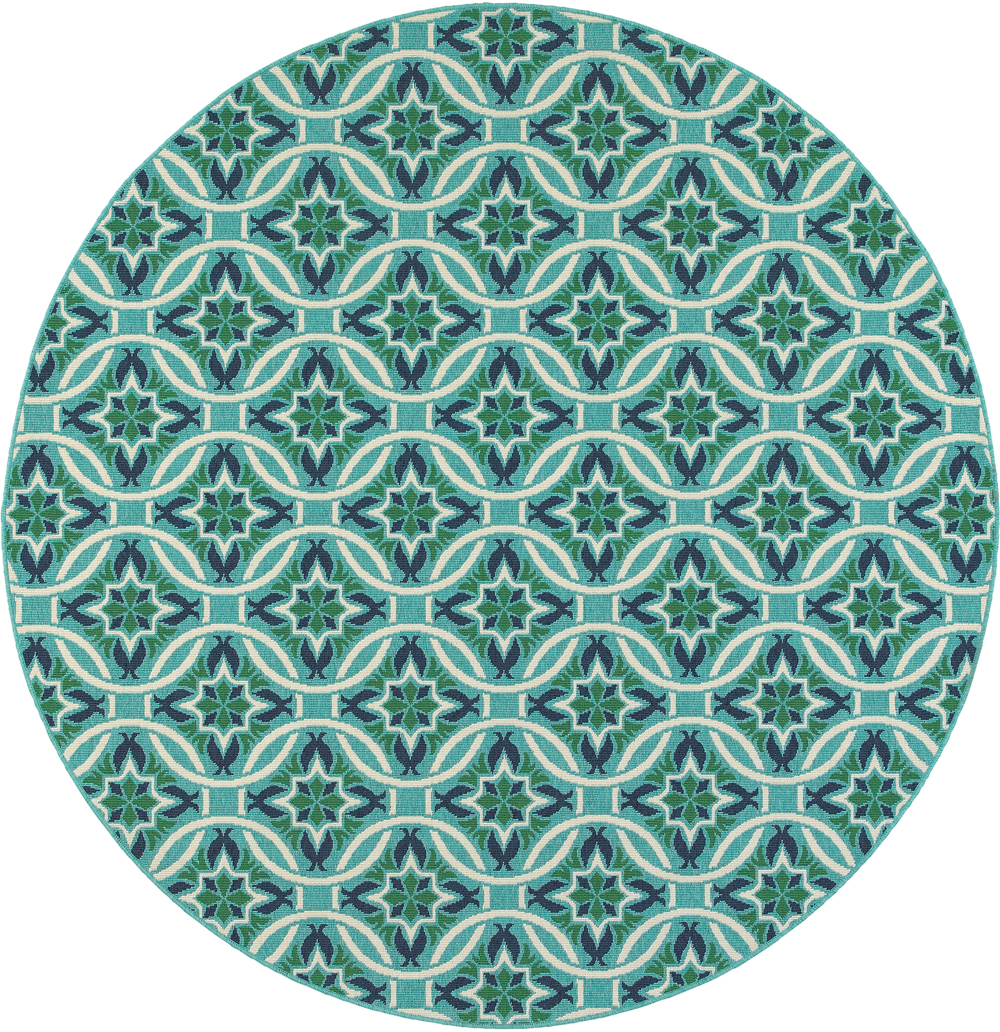 Oriental Weavers MERIDIAN 5868L Blue Rug