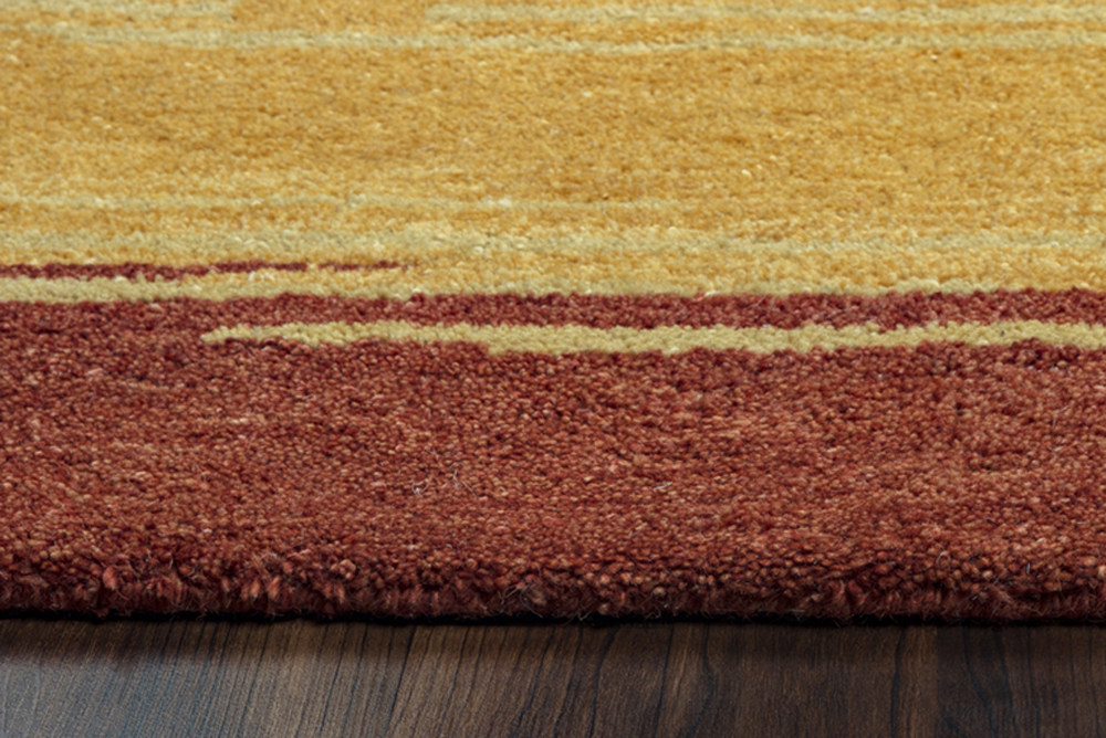 Rizzy Home Mojave MV3163 gold orange Rug