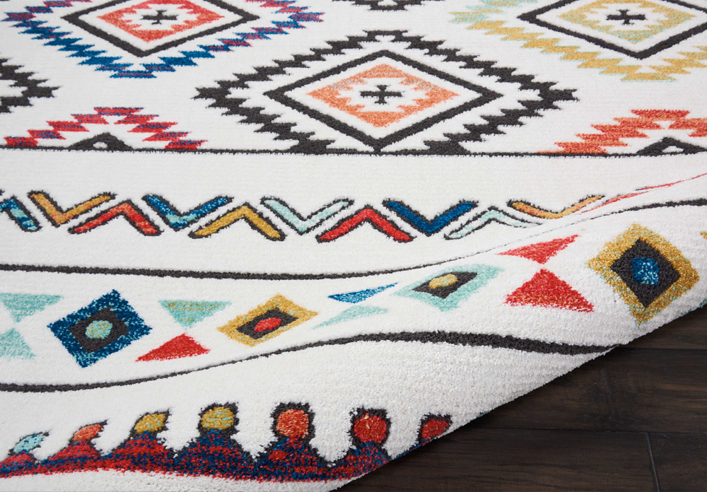 Nourison NAVAJO NAV06 WHITE Rug