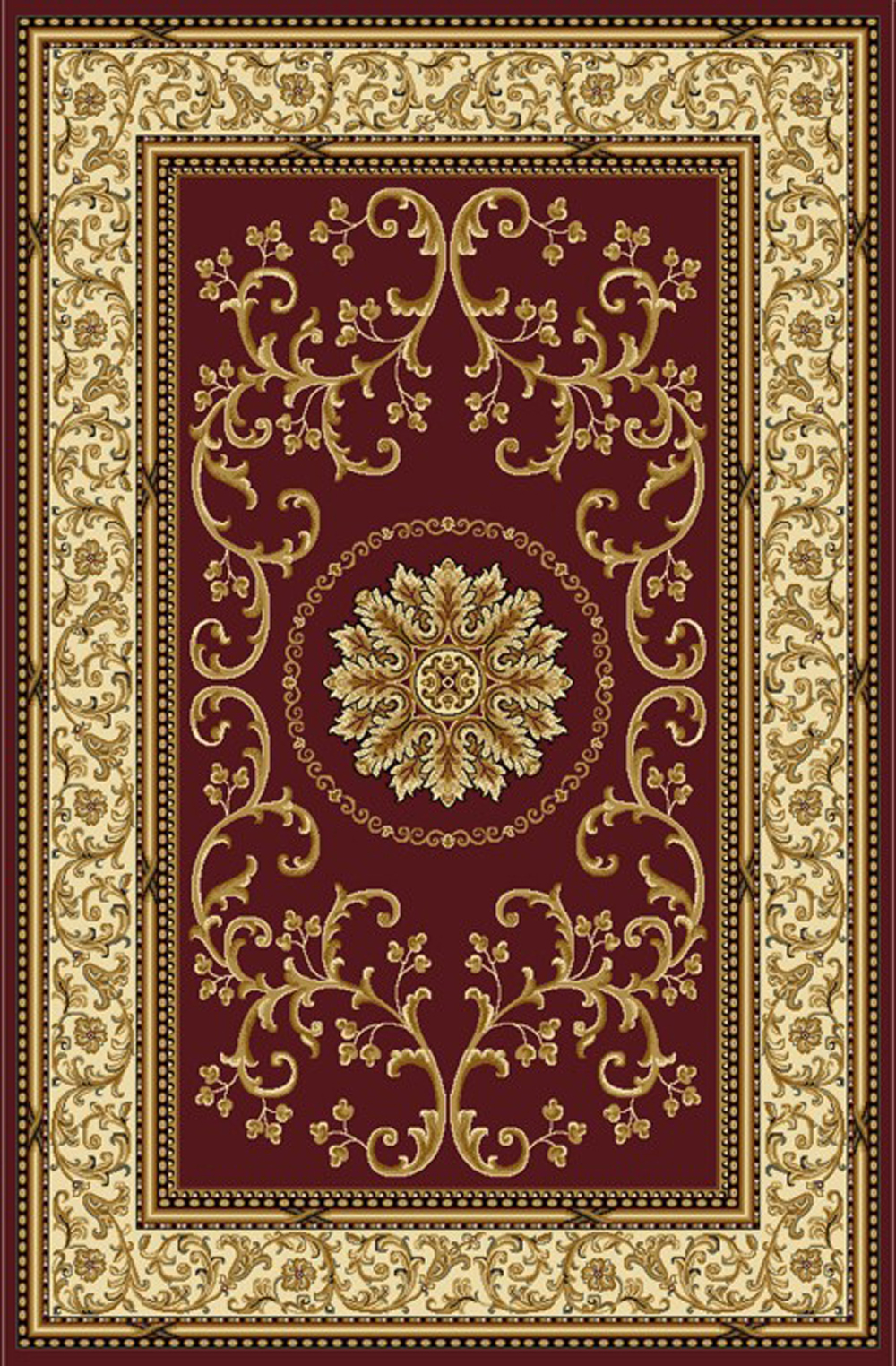 Radici USA Noble 1419/1332/BURGUNDY burgundy Rug