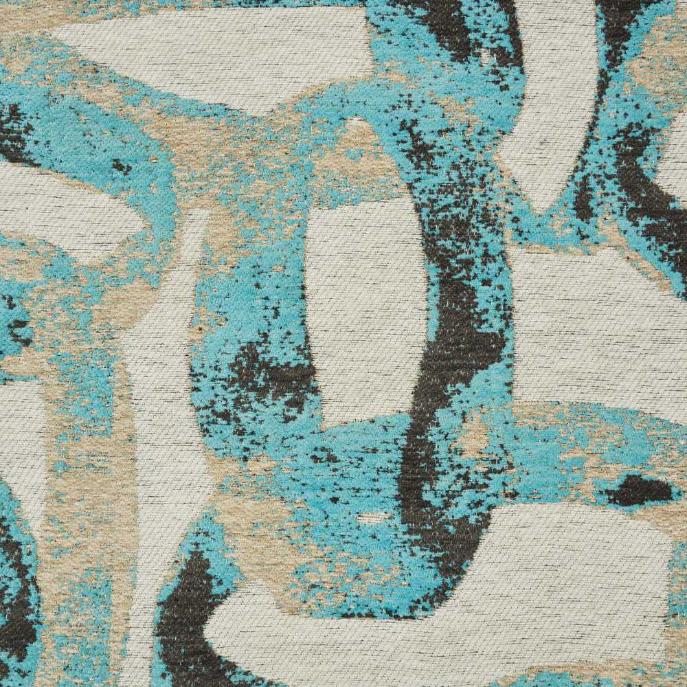 Studio NYC Design STUDIO NYC COLLECTION OM004 MIDNIGHT TEAL Rug