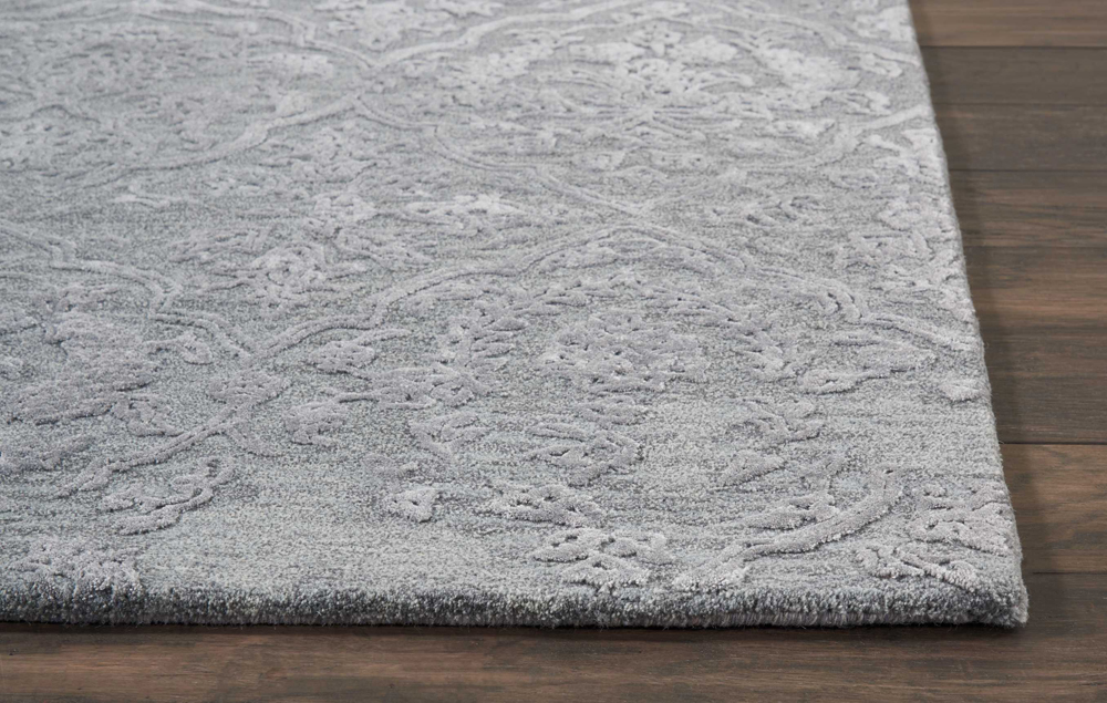 Nourison OPALINE OPA14 CHARCOAL/SILVER Rug