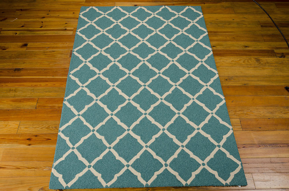 Nourison PORTICO POR01 AQUA Rug