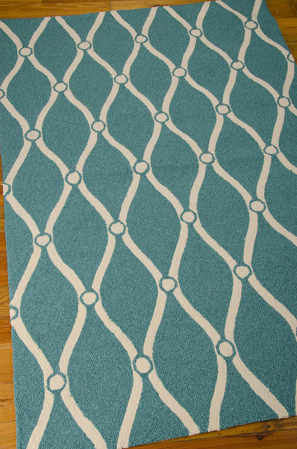 Nourison PORTICO POR02 AQUA Rug