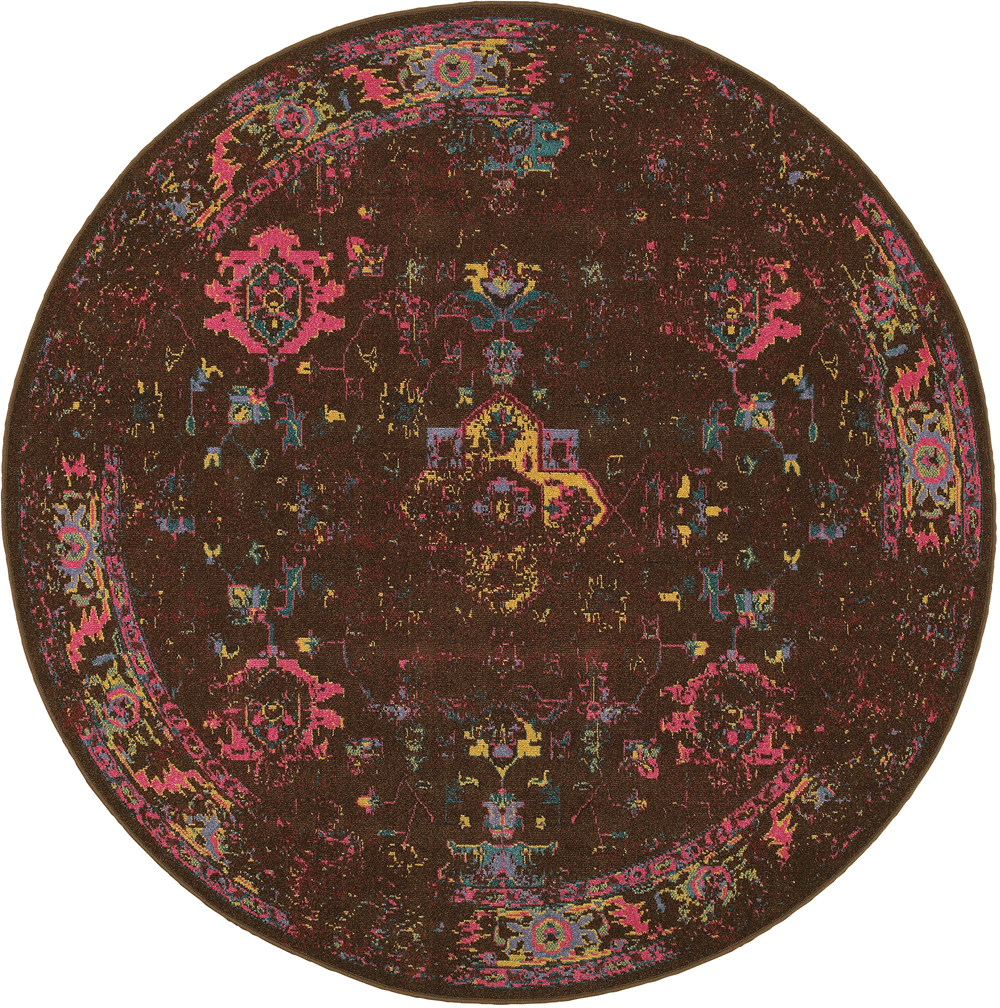 Oriental Weavers REVIVAL 3689I Brown Detail