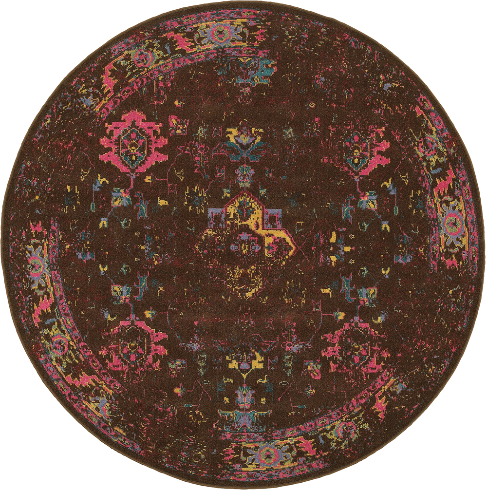 Oriental Weavers REVIVAL 3689I Brown Rug