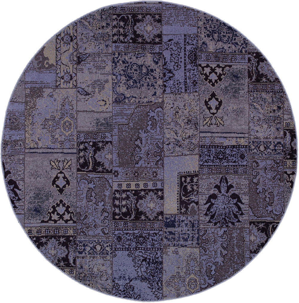 Oriental Weavers REVIVAL 501L2 Purple Detail