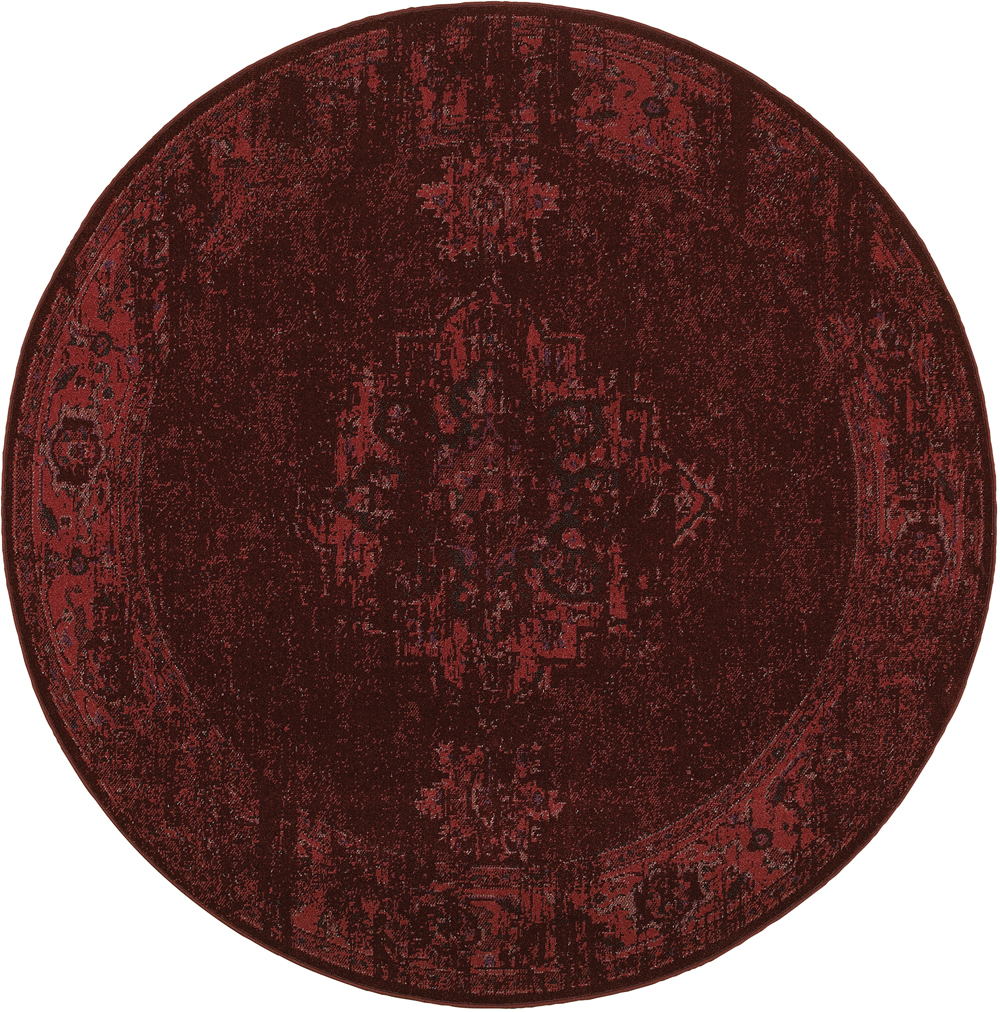 Oriental Weavers REVIVAL 6330M Red Detail