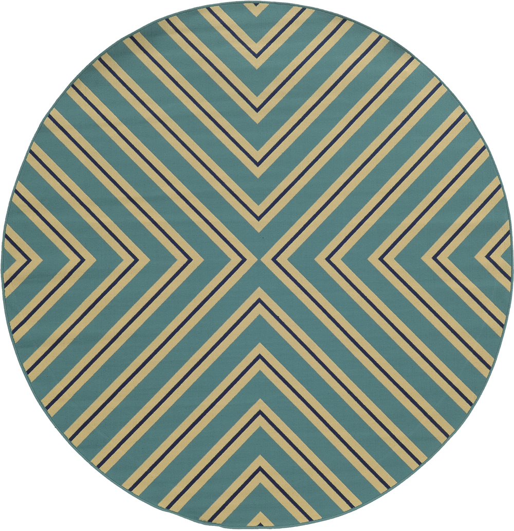 Oriental Weavers RIVIERA 4589J Blue Rug