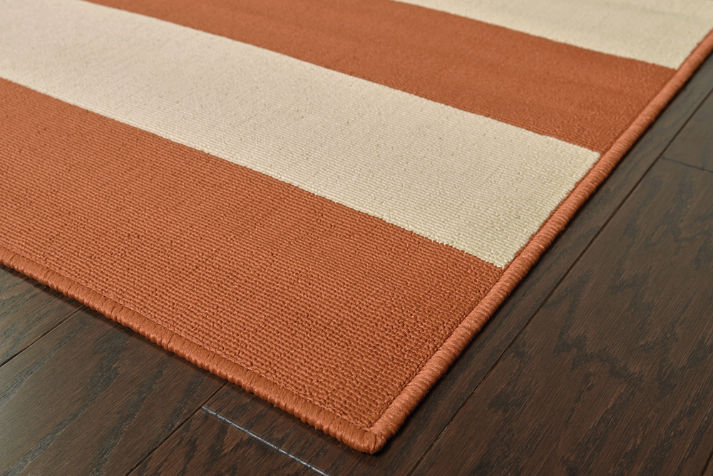 Oriental Weavers RIVIERA 4768B Orange Detail