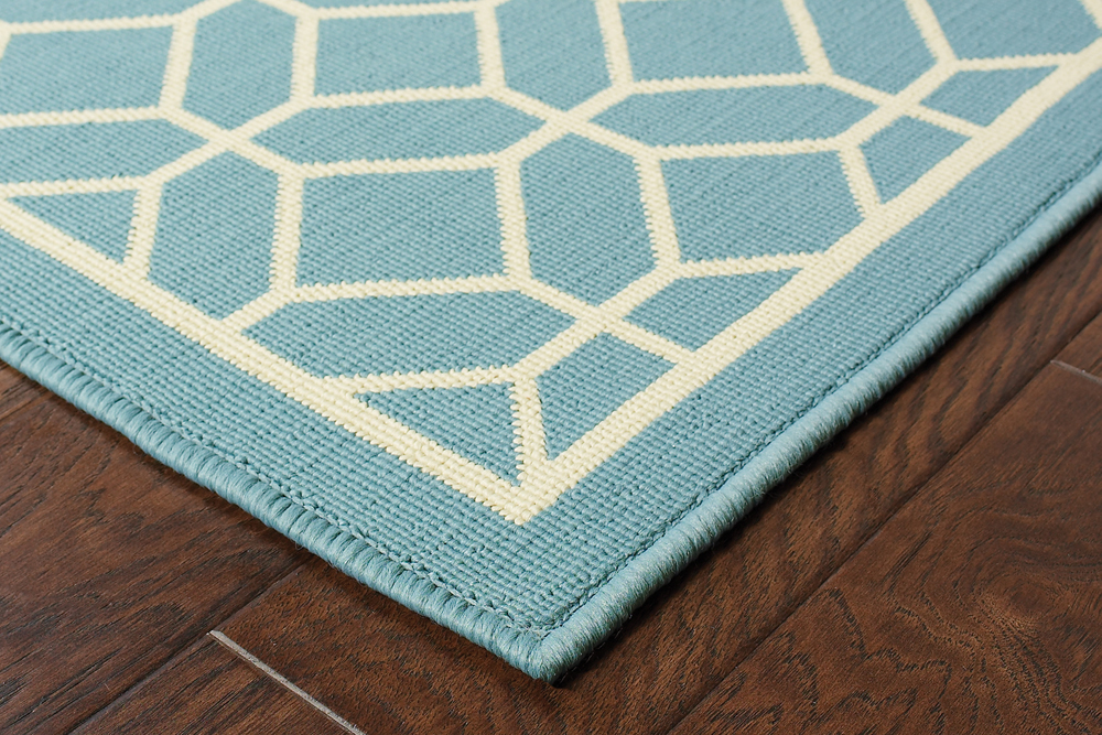 Oriental Weavers RIVIERA 4771E Blue Detail