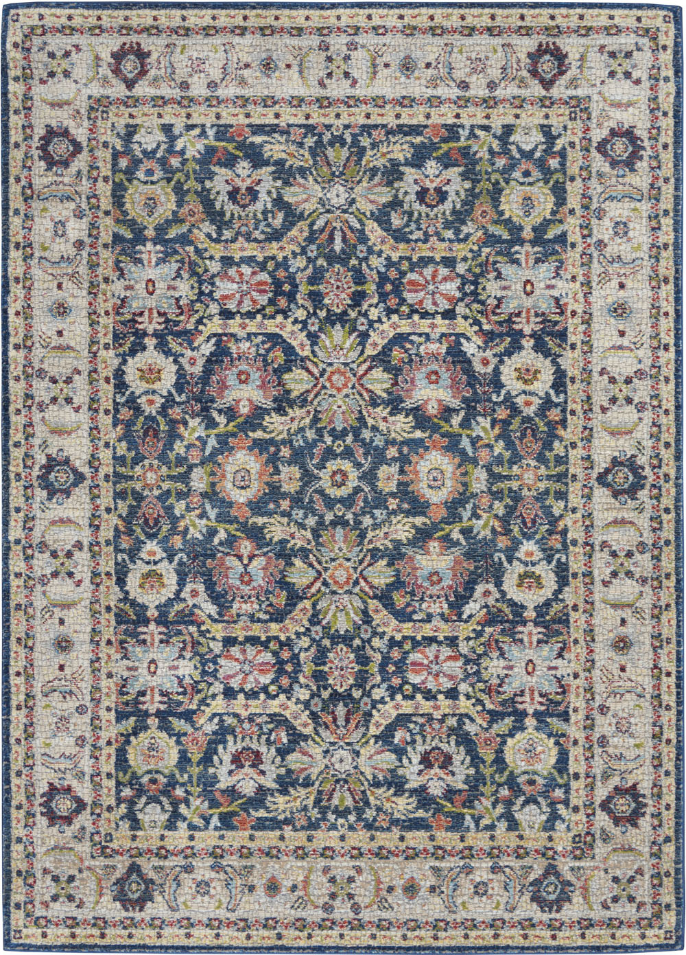 Nourison Ankara Global ANR13 Navy/Multicolor Rug