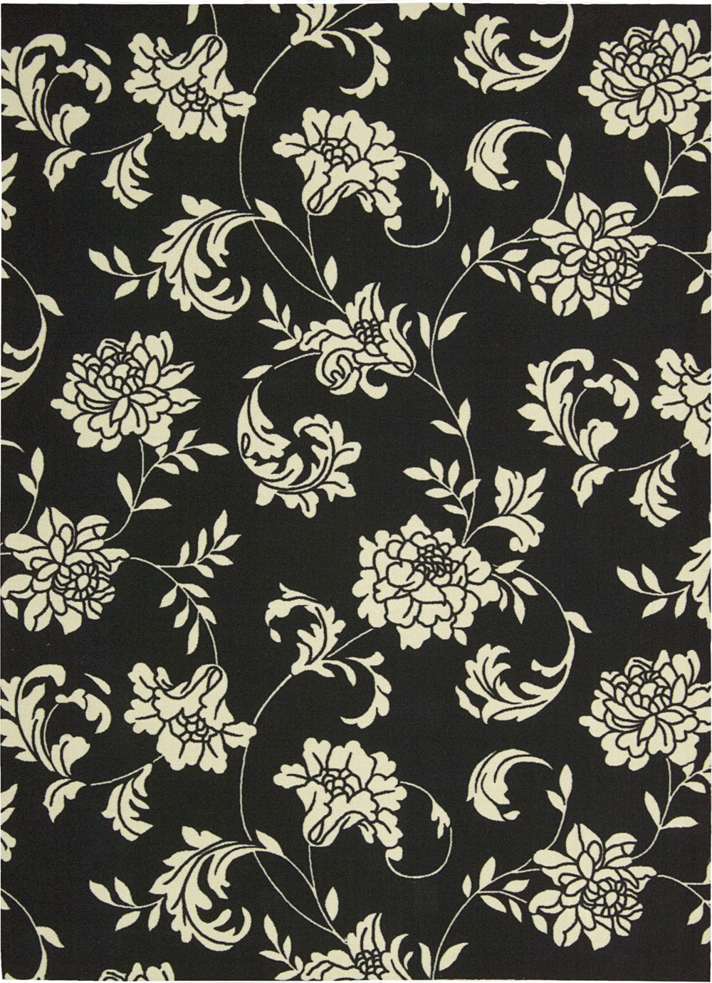 Nourison HOME & GARDEN RS014 BLACK Rug