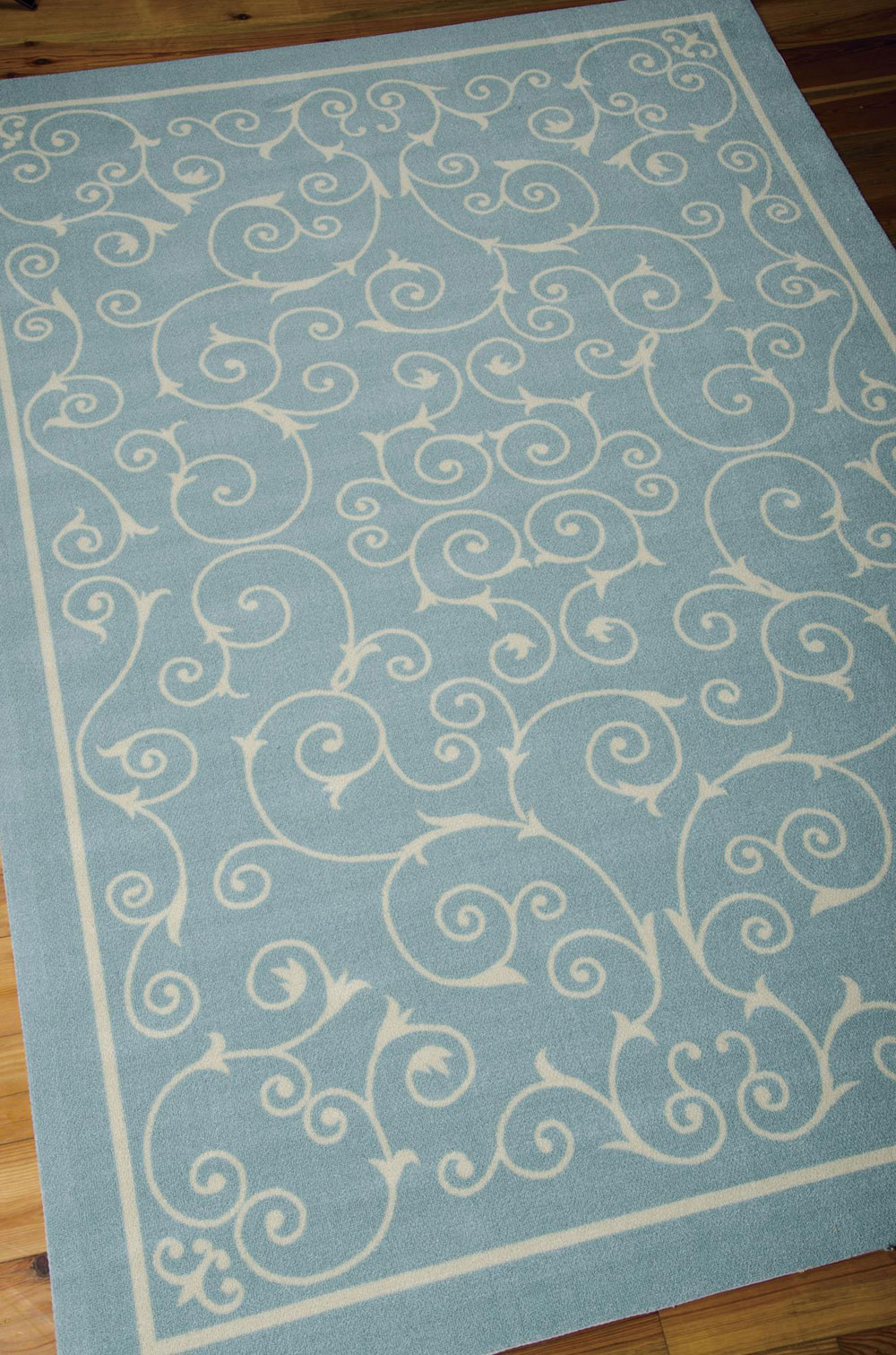 Nourison HOME & GARDEN RS019 LIGHT BLUE Rug