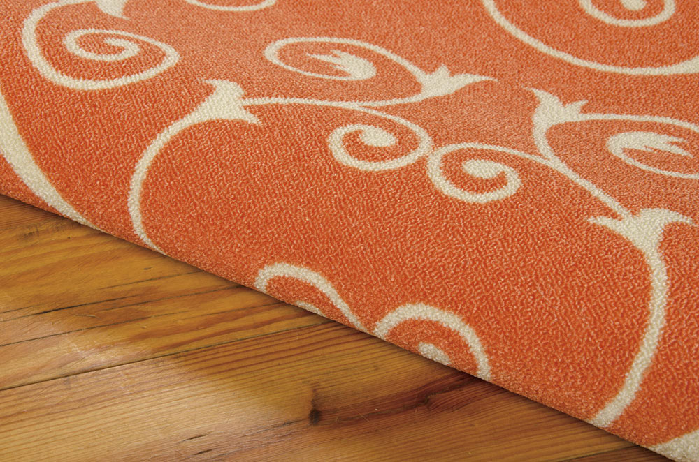 Nourison HOME & GARDEN RS019 ORANGE Rug