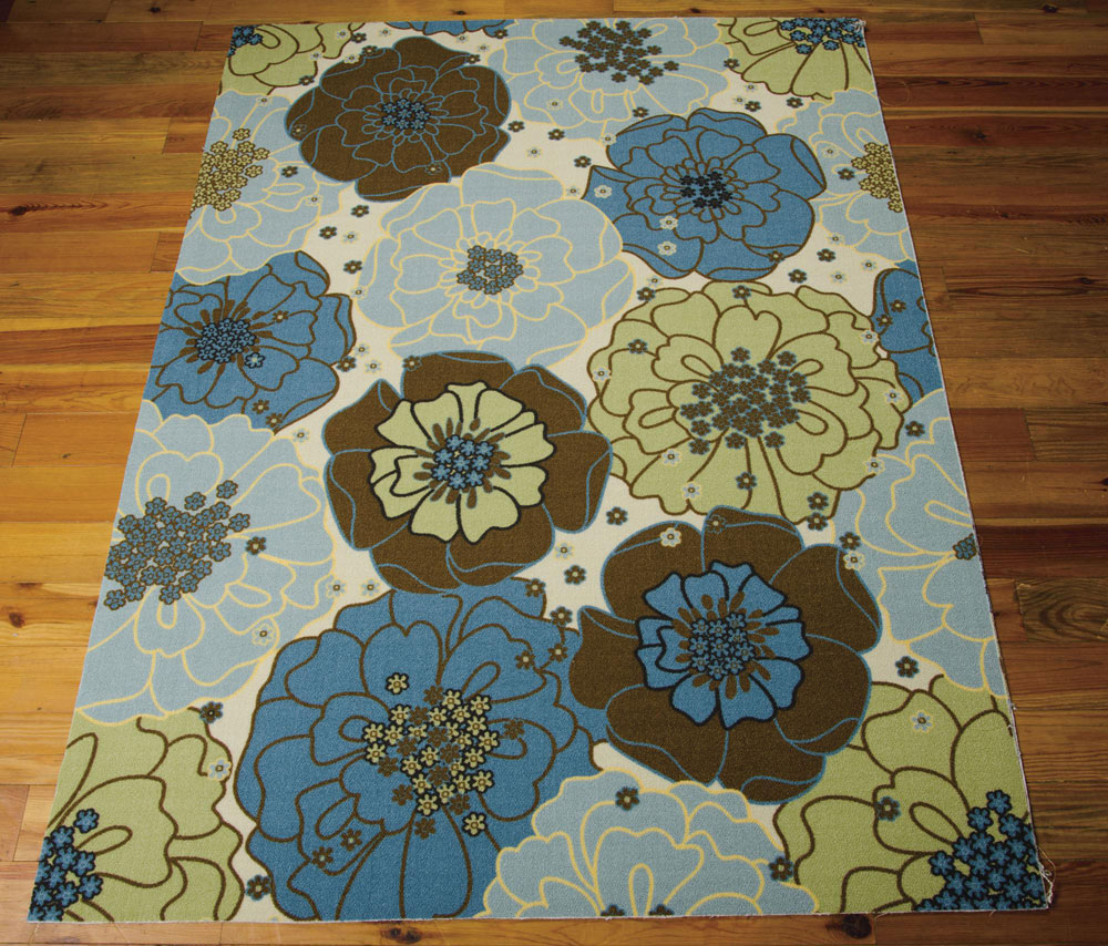 Nourison HOME & GARDEN RS021 LIGHT BLUE Rug