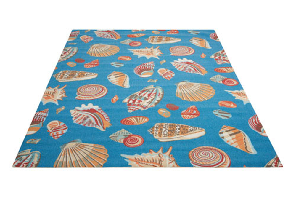 Waverly WAV01/SUN & SHADE SND22 AZURE Rug