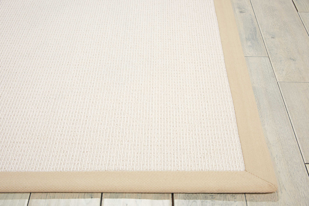 Nourison SISALSOFT SSF02 WHITE Rug