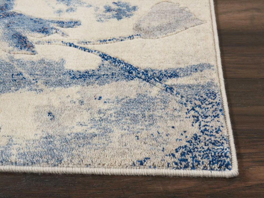 Nourison SOMERSET ST18 IVORY BLUE Rug