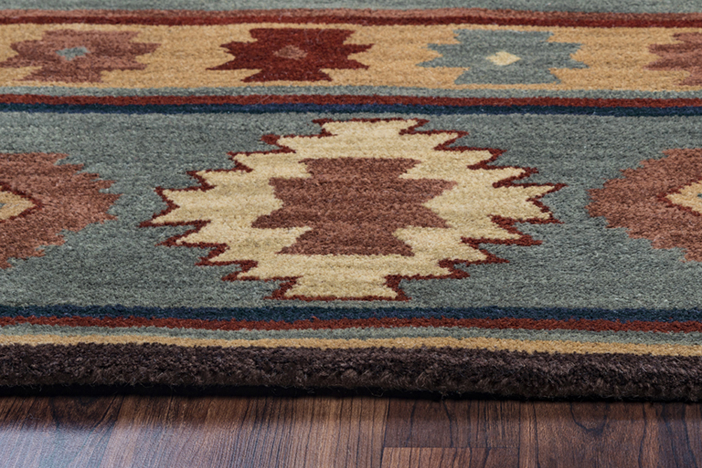 Rizzy Home Southwest SU2008 gray blue Rug