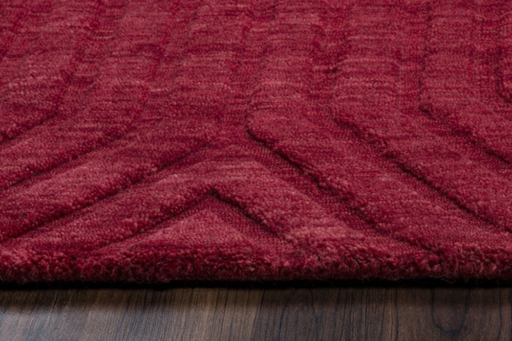 Rizzy Home Technique TC8575 red Rug
