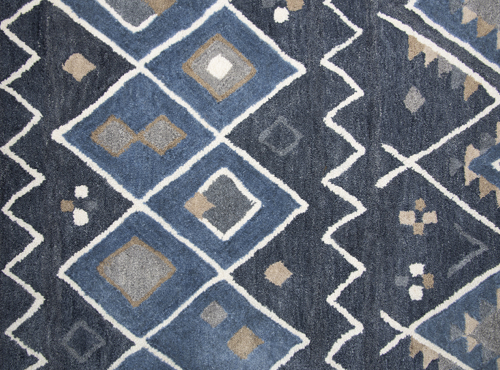 Rizzy Home Tumble Weed Loft TL647A Indigo Rug