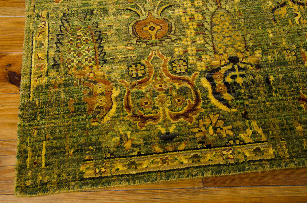 Nourison TIMELESS TML11 GREEN GOLD Rug