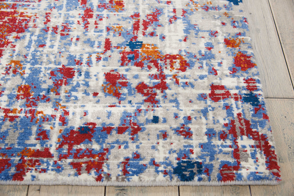 Nourison TWILIGHT TWI25 RED/BLUE Rug