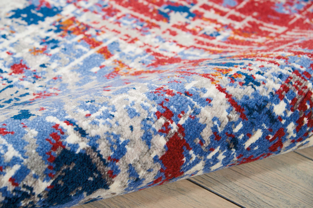 Nourison TWILIGHT TWI25 RED/BLUE Rug