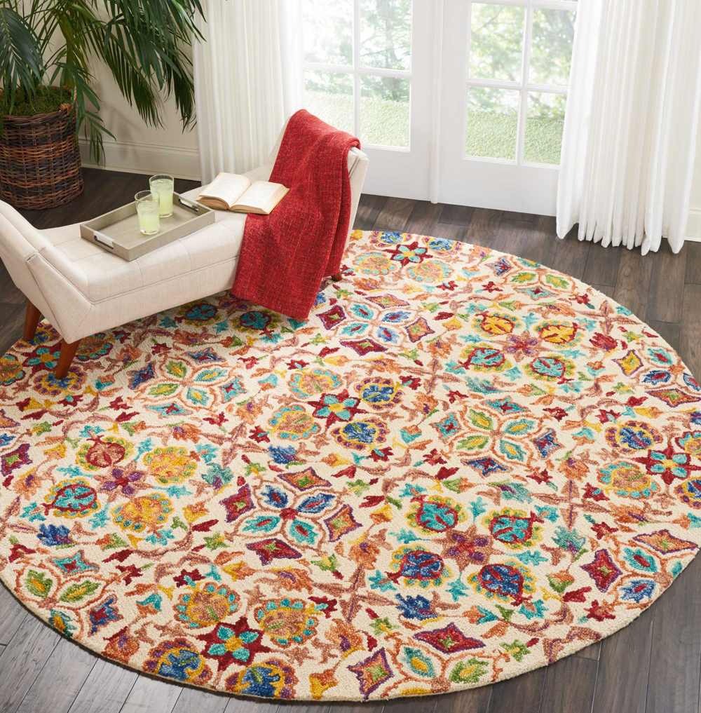 Nourison VIBRANT VIB08 IVORY Rug