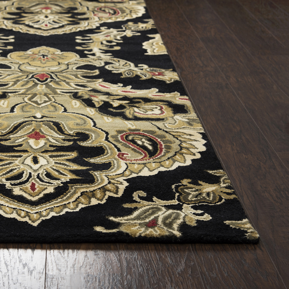 Rizzy Home Valintino VN249A Black Rug