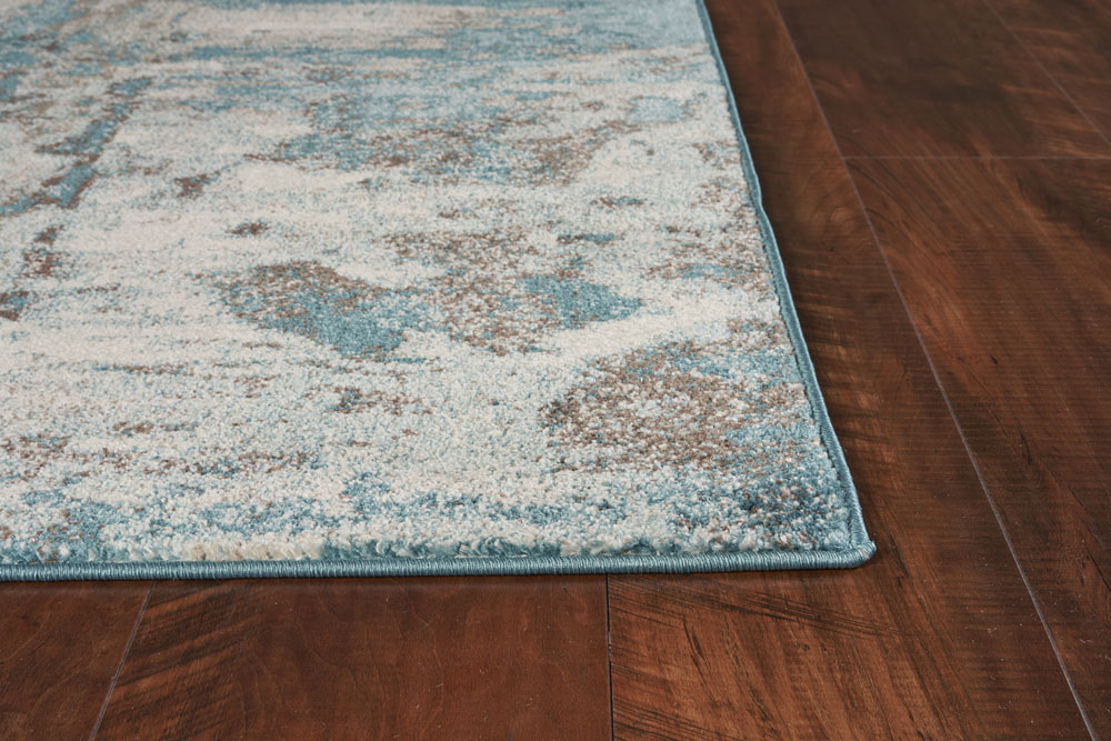 Kas Watercolors 6233 Ivory/Teal Rug