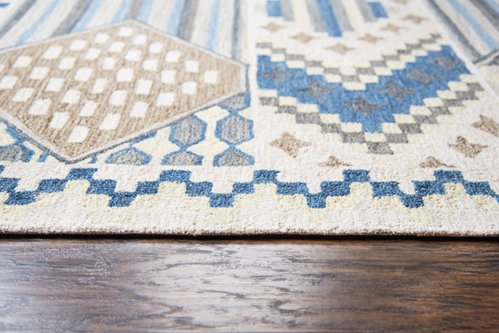 Rizzy Home Zingaro ZI025B Blue Rug