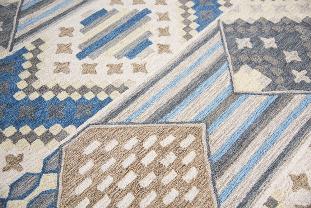 Rizzy Home Zingaro ZI025B Blue Rug