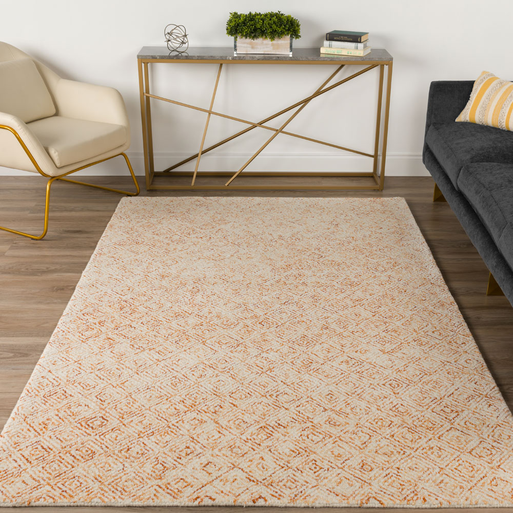 Dalyn Zoe ZZ1 Orange Rug