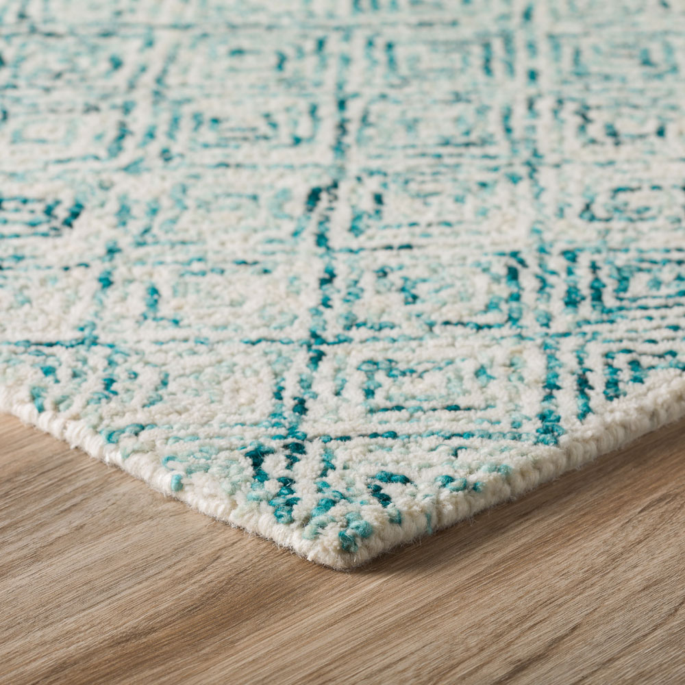 Dalyn Zoe ZZ1 Teal Rug