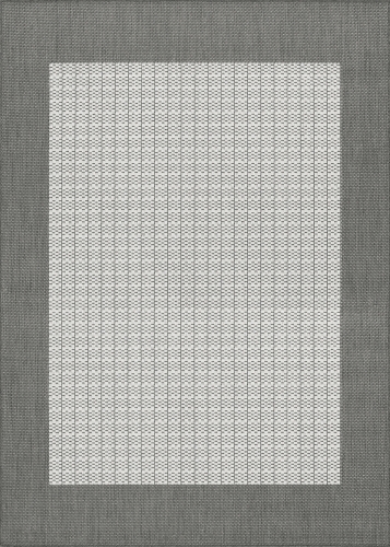 couristan recife checkered field grey/white
