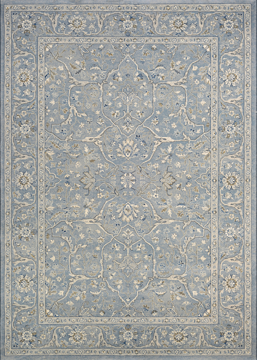 couristan sultan treasures floral yazd slate blue